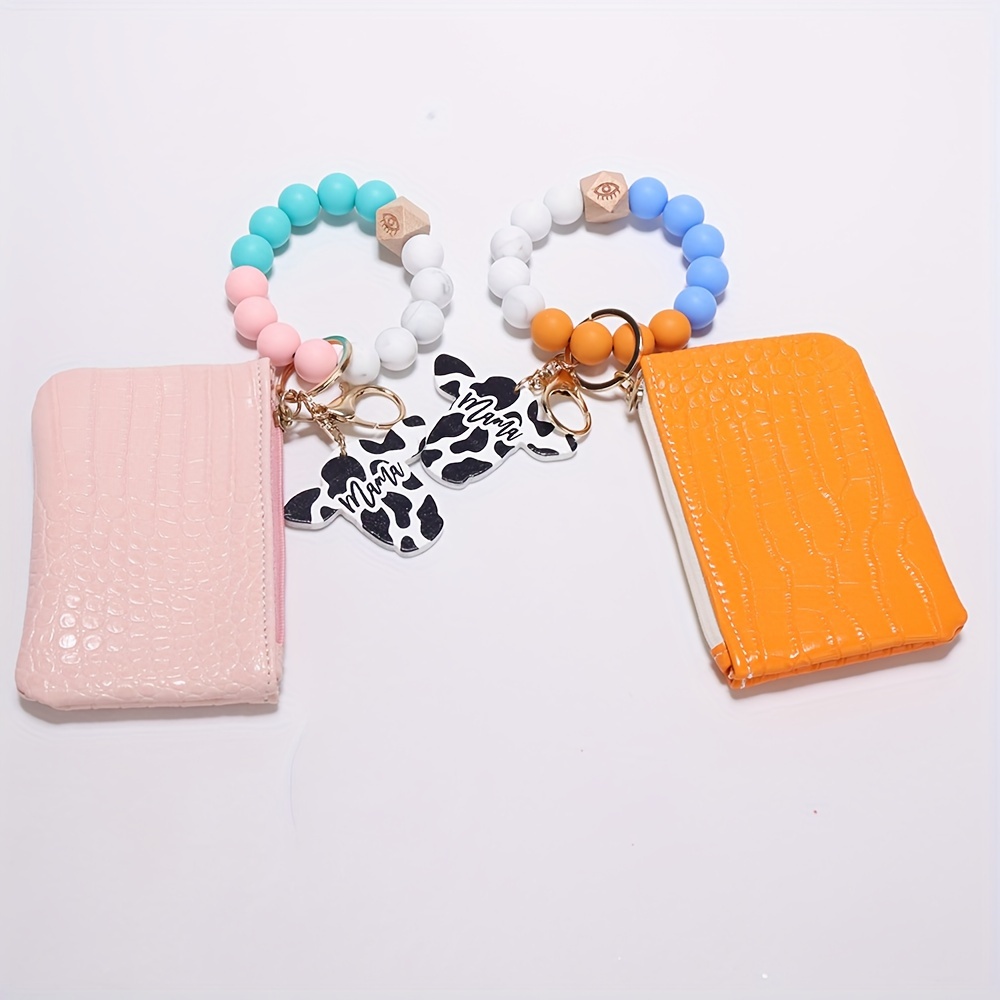 Edible Grade Silicone Beads Hand String Bangle Keychain - Temu