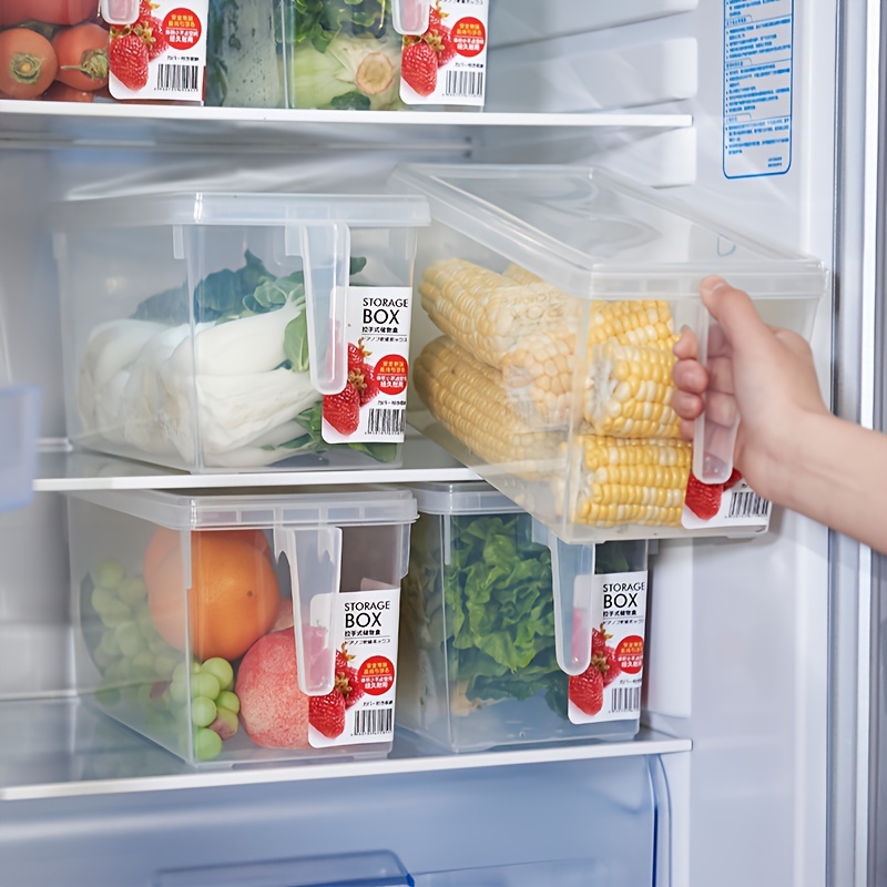 Refrigerator Organizer Bins, Pantry Fridge Organizers And Storage Bins,  Clear Plastic Food Storage Bins For Pantry, Freezer, Kitchen, Cabinets,  Fridge, Bpa Free, Kitchen Supplies - Temu United Arab Emirates