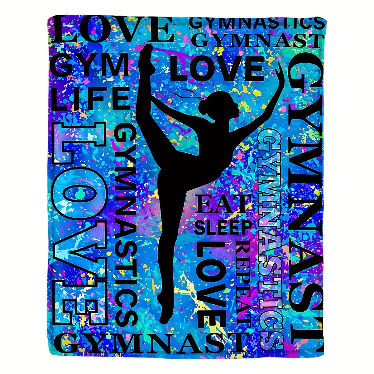 Eat, sleep, gymnastics, repeat - gymnastics, gymnast Poster by