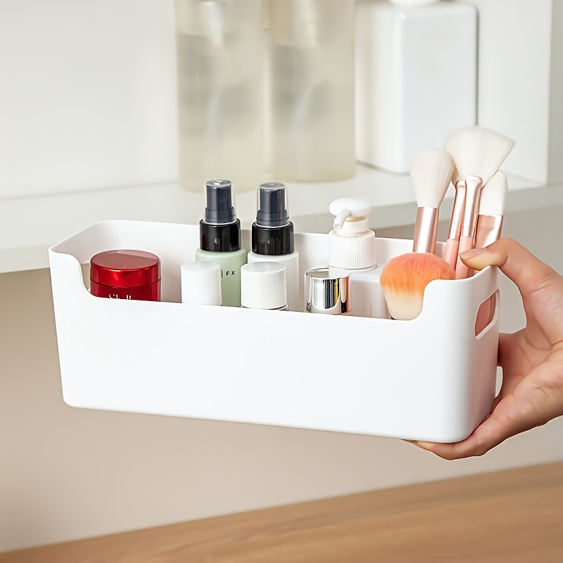 1 ou 2 boîtes de rangement pour cosmétiques et accessoires de salle de  bain, coloris au choix