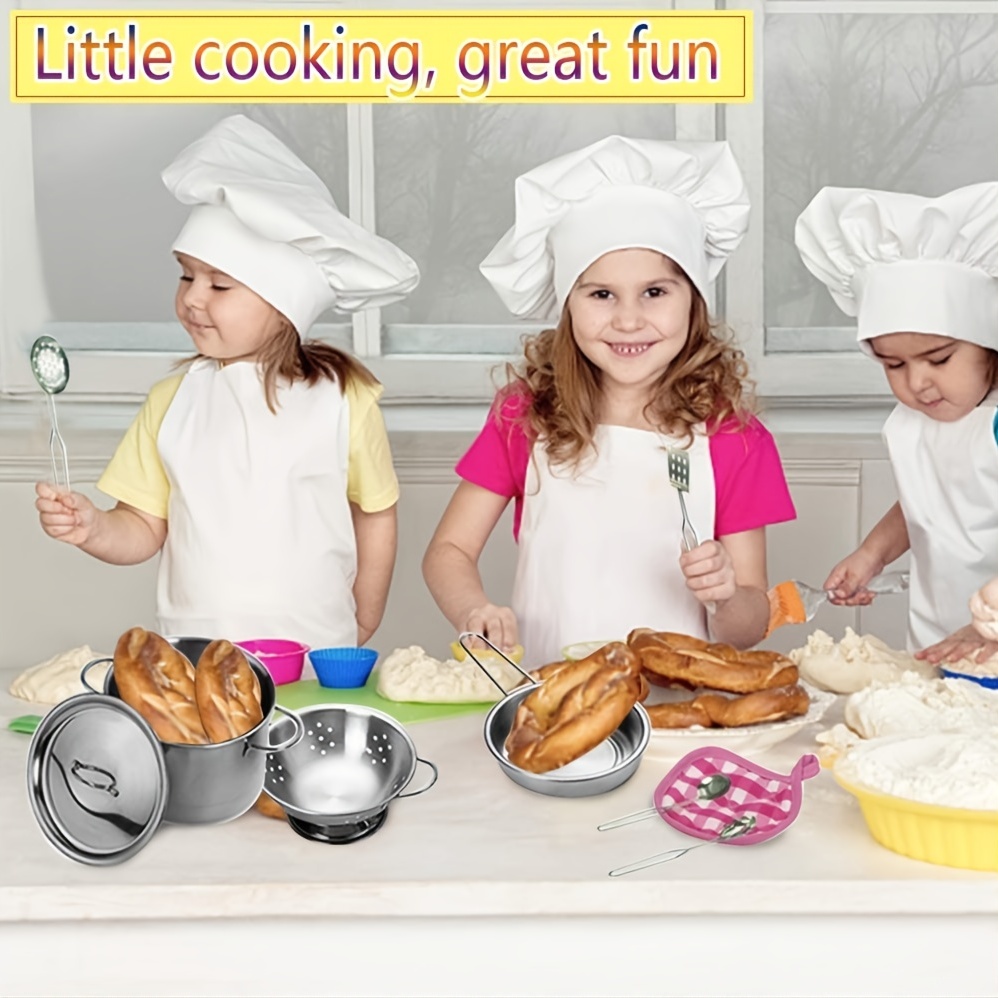 Mini Chef - Pot & Pan Playset, Play Kitchen Accessories