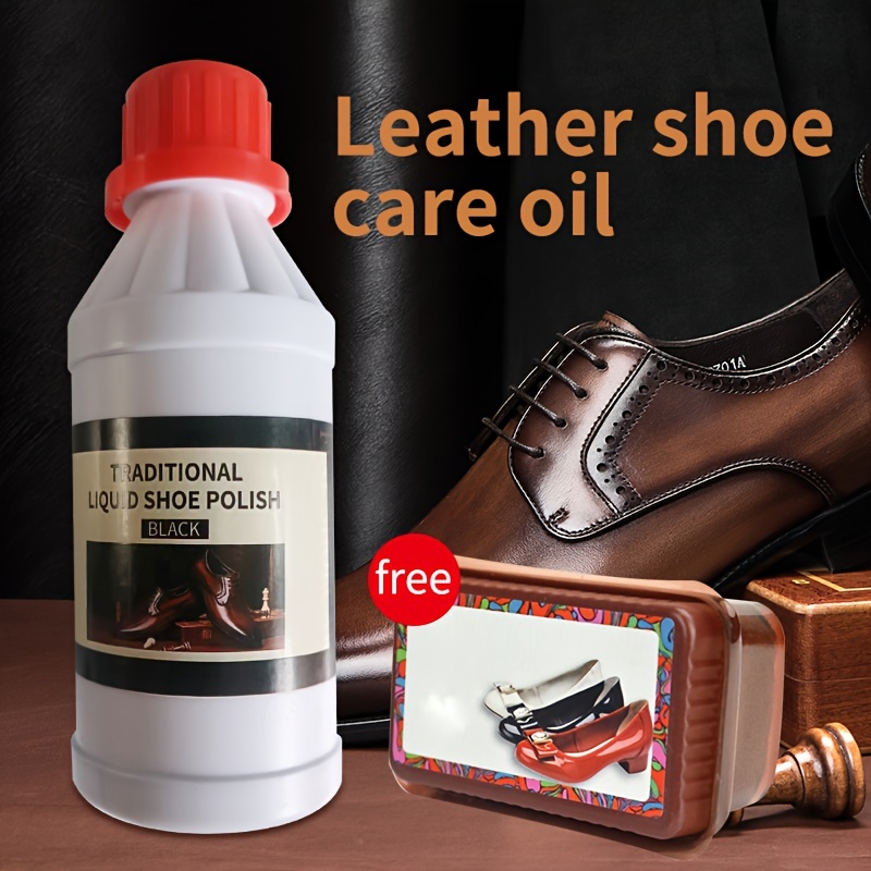 Liquid Leather Shoes, Black Leather Shoe, Leather Shoe Care