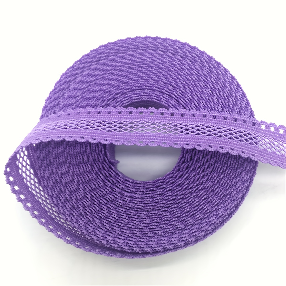 YEQIN Elastic Ribbon Elastic Band Multirole Fold Over Elastics Spandex  Ribbon Sewing Lace Fabric Band Garment Accessory Folding Tape (Gray)