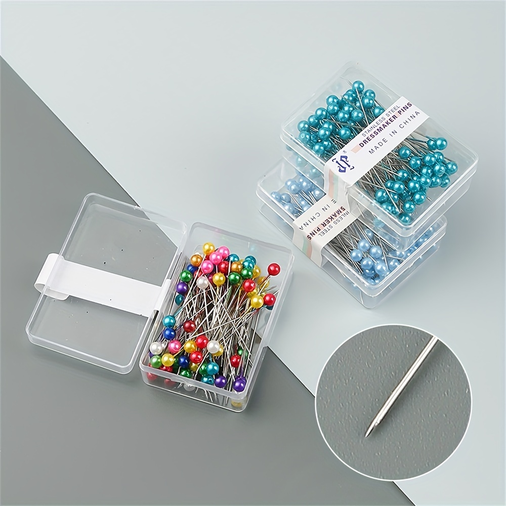 Buy HAPPY FINDING 480 PCS Head Pins Sewing Pins Faux Round Pearl Straight  Quilting Pins Dressmaker Pins for Jewelry-Making Craft Wedding Decoration  Multicolour Online at desertcartEcuador