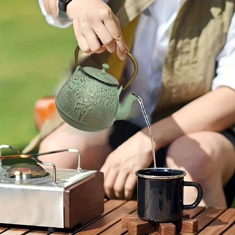 Tetera Hierro Fundido Japonesa Con Infusor Acero