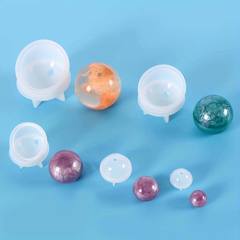 Sphere Resin Mold Silicone One piece Design 3d Round Ball - Temu