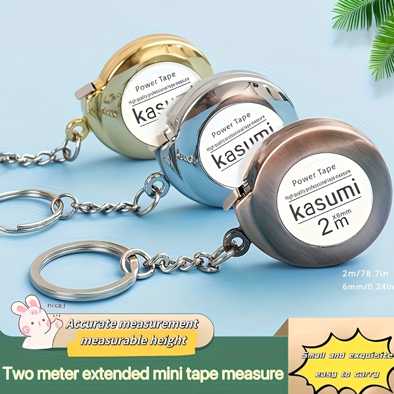 Portable Measuring Ruler Keychain Men Automatic Telescopic - Temu