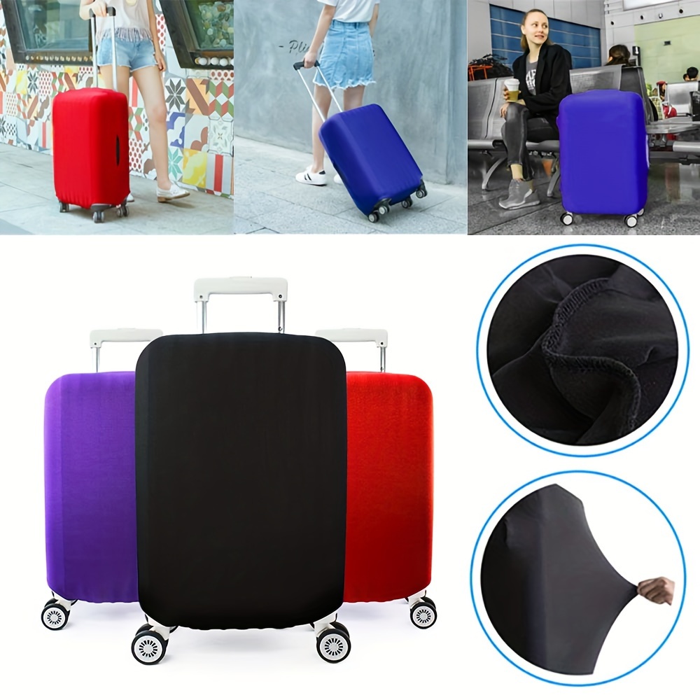 Elastische Reisegepäck-koffer-schutzhülle, Dehnbar, Auf 18-32-zoll-koffer  Anwendbar, Elastisches Reisekoffer-zubehör - Taschen & Gepäck - Temu Germany
