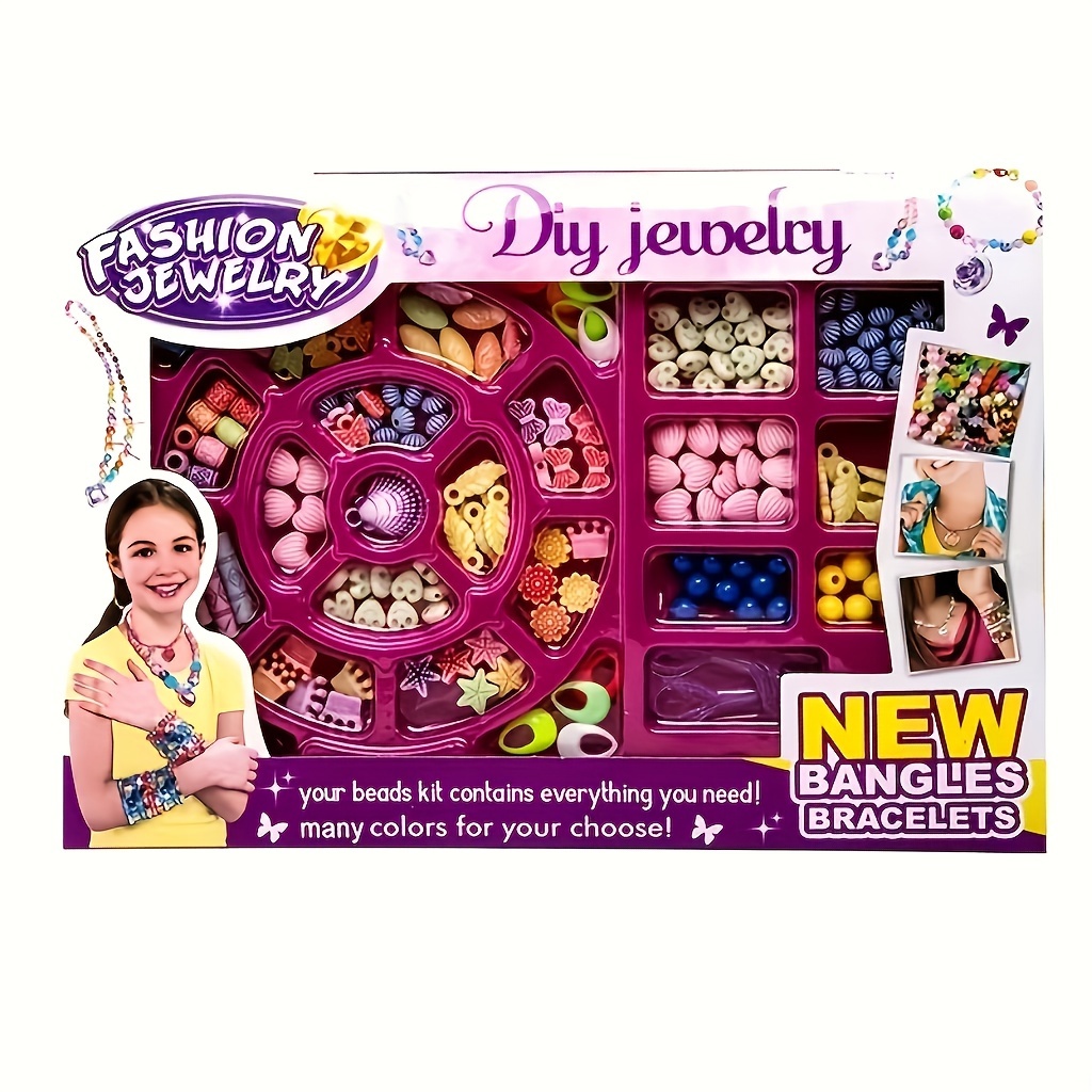 Kit de fabricación de pulseras de la amistad para niñas, juguetes de kits  de manualidades DIY para niños de 8 a 10 años, fabricante de joyas favorito