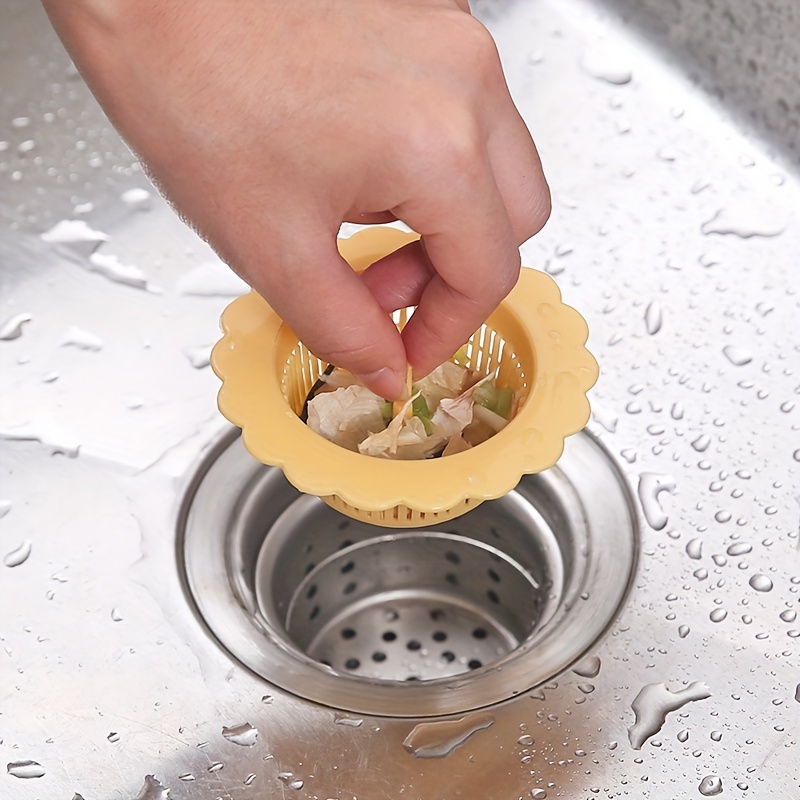 Bathroom Sink Strainer Hair Catcher  Silicone Household Strainer Tool -  Kitchen Hair - Aliexpress