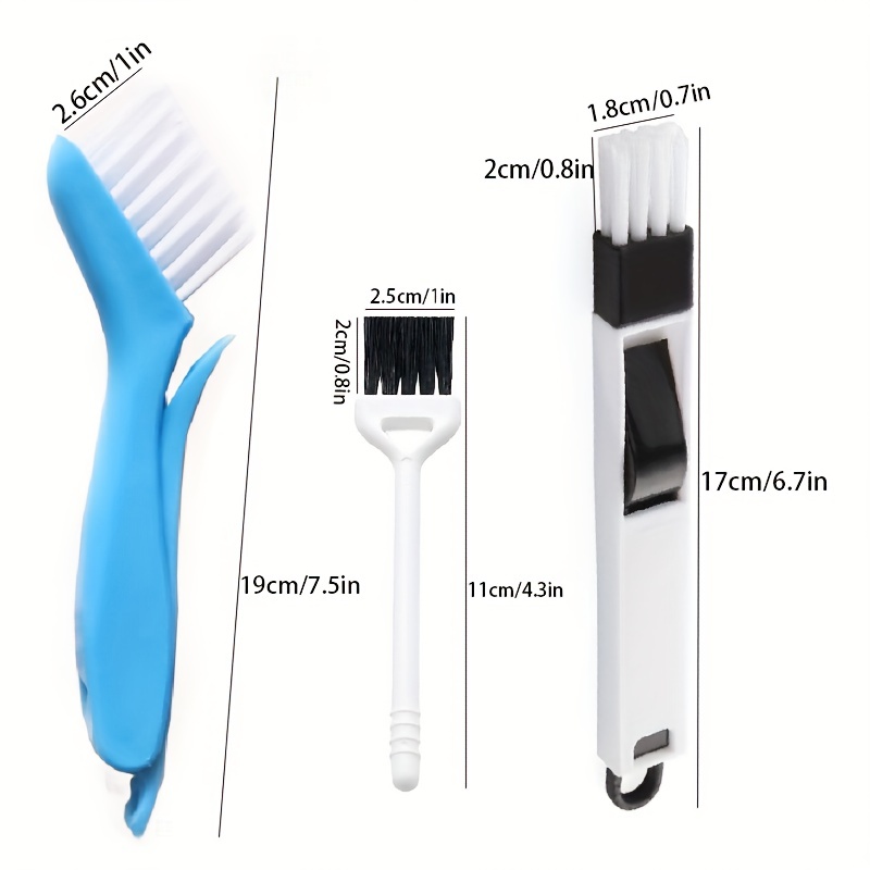 10pcs, Small Cleaning Brush For Narrow Spaces, Slot Brush, Long Handle  Crevice Brush, Detailing Brush, Groove Brush, Multifunctional Small Brush,  For