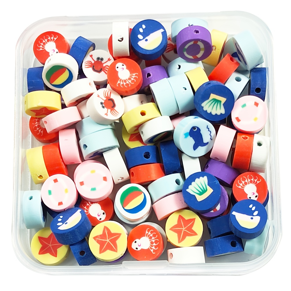 Comprar Kit de fabricación de pulseras con cuentas de letras de flores y  frutas de animales de colores mezclados para hacer joyas