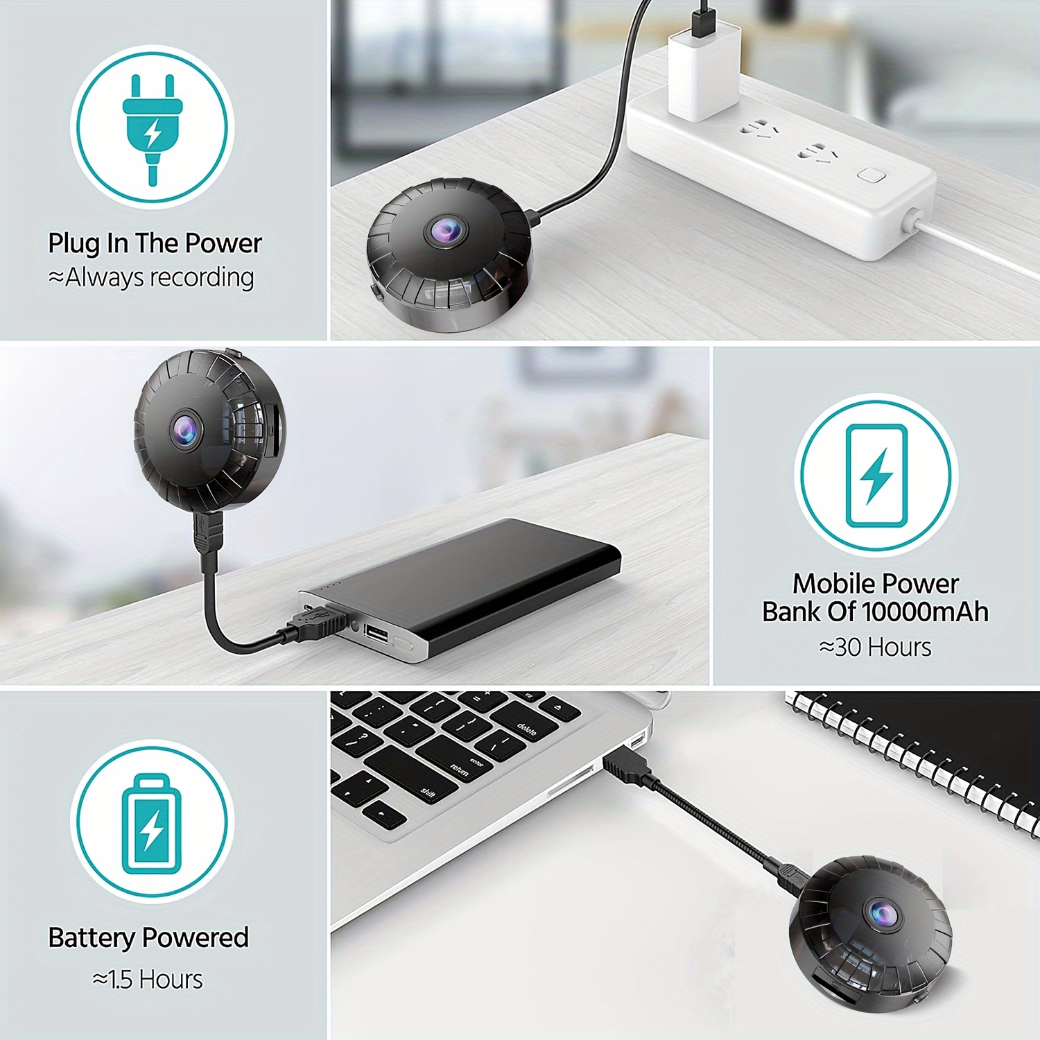 1pc high definition mini wifi surveillance camera 2 4g wifi monitor night vision motion detection camera home safety camera monitoring wide angle detection ip camera excluding sd card to be purchased separately details 3