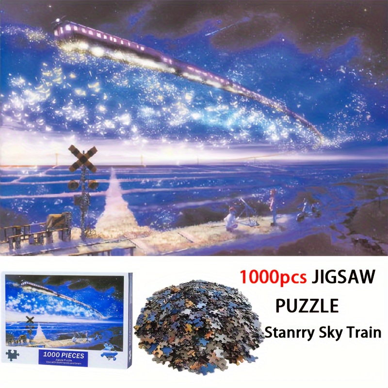 Puzzle adulte pour puzzle, 1000 pièces puzzle étoilé défi puzzle jeu de  puzzle