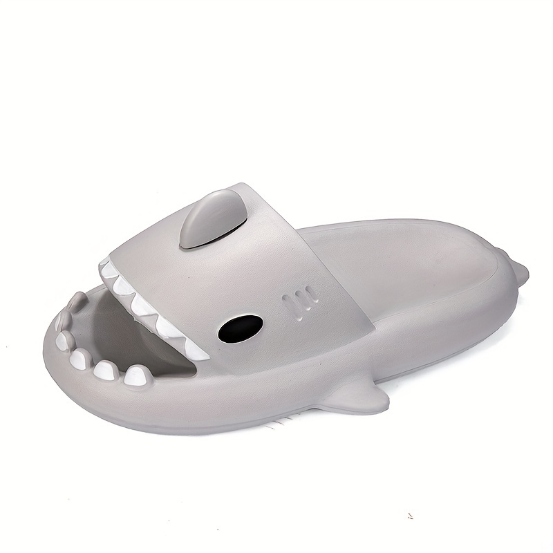 Funny Cloudy Shark House Slippers for Women
