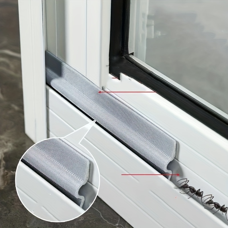 118/236.2inch Window Draft Stopper Foam Door Seal Strip Self Adhesive,  Window Insulation Tape And Door Side Weather Stripping Soundproof, Door  Bottom
