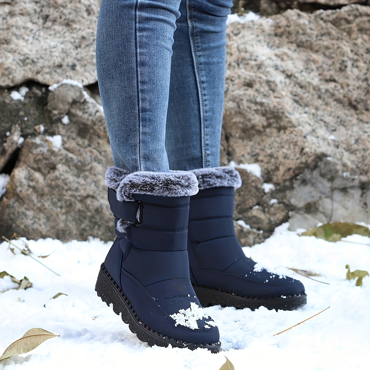 Padaleks Winter Boots for Women Casual Snow Boots for Women Women