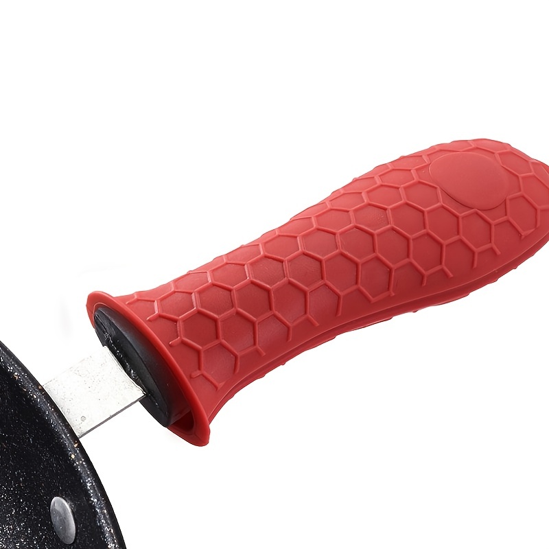 Silicone Hot Skillet Handle Cover - Non-slip, Heat Resistant For Kitchen  Safety - Temu