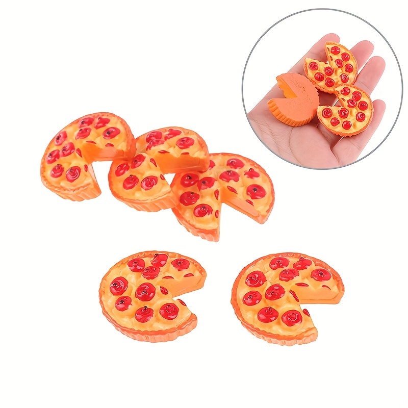 1:12 Miniature Pizza Simulation Pizza Model for Crafts Furnishings Gift