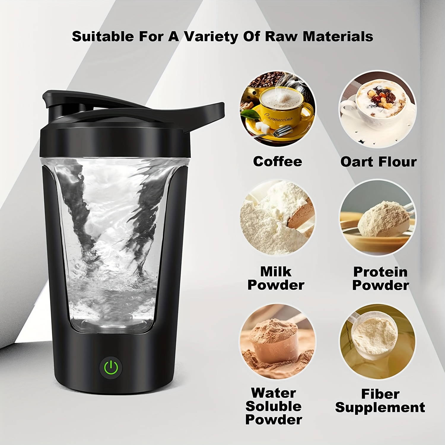Leakproof Protein Powder Blender Cup With Pill Box Perfect - Temu