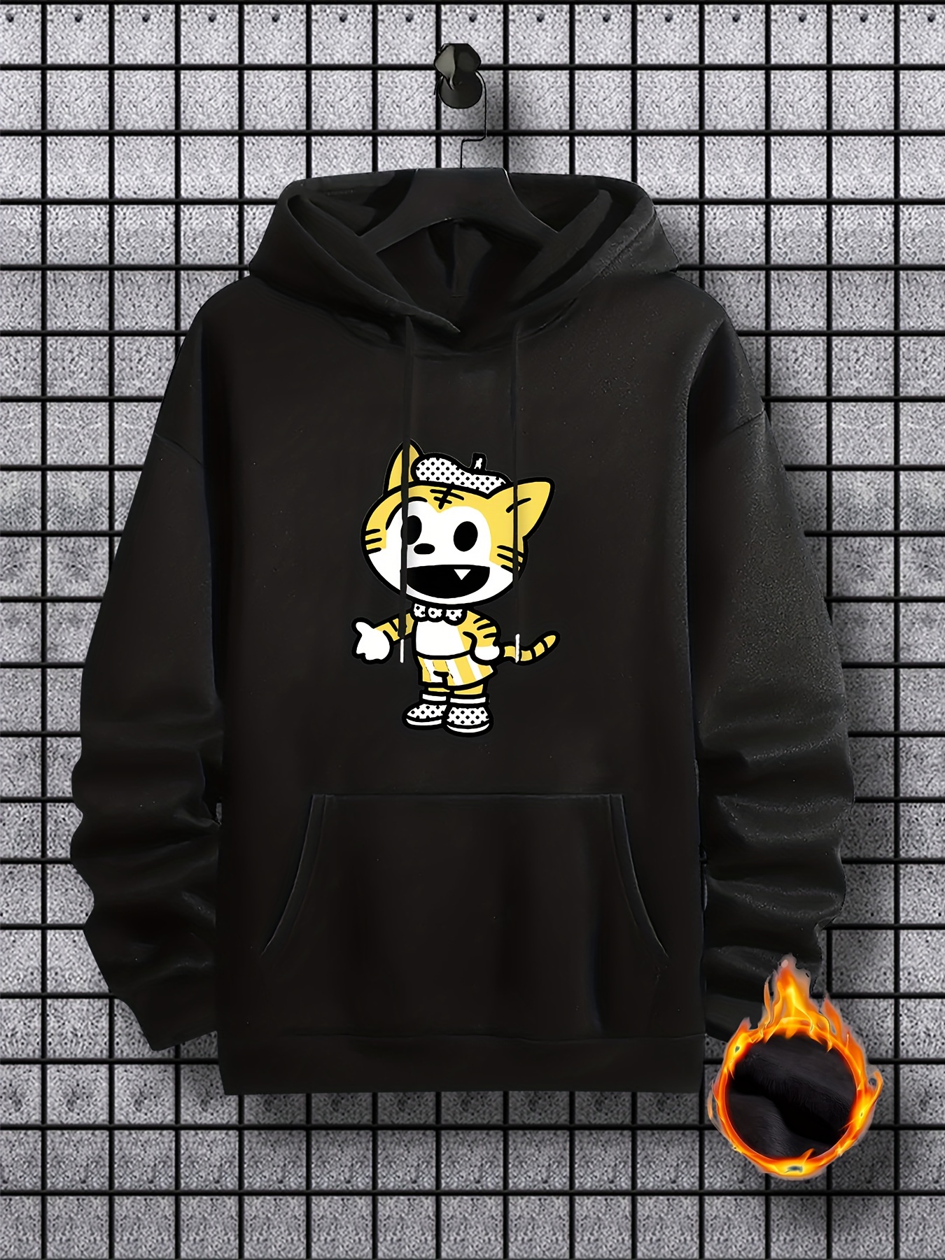 Sudadera Capucha Estampado Anime Sudaderas Capucha Geniales - Temu