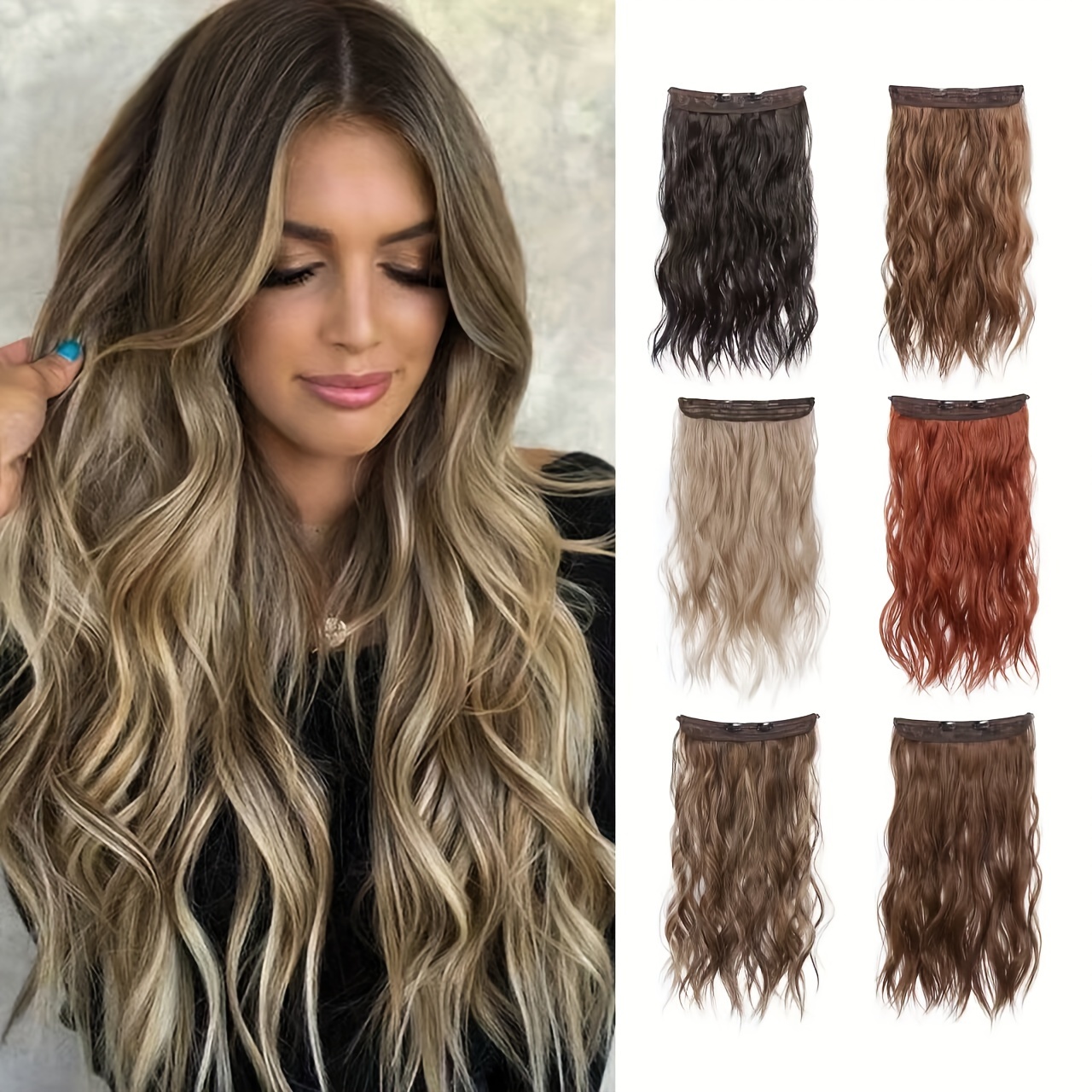 Extensions Invisible Hair Extensions Secret Hidden - Temu