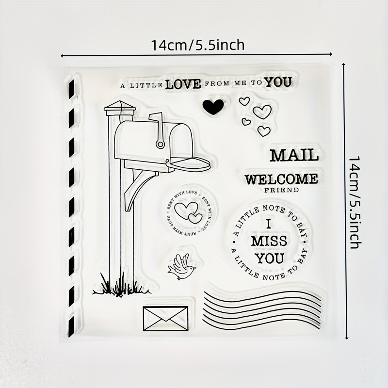 1pc Sending Love 2024 Stampin Up Clear Stamp And Metal Cutting Dies Sets  For DIY Craft Making Scrapbooking Decoration
