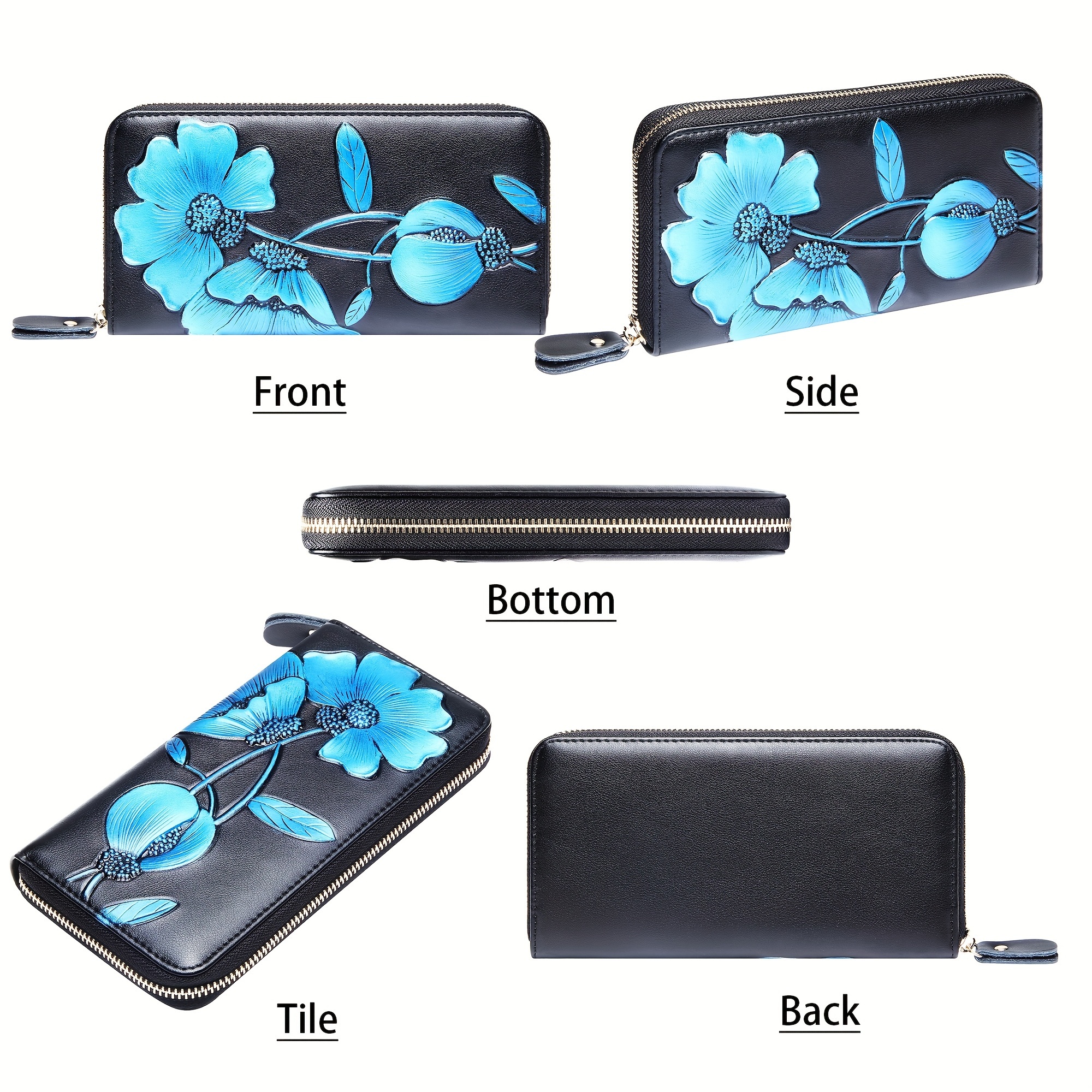 New Large Capacity Fashionable Zipper Side Horizontal Change Purse