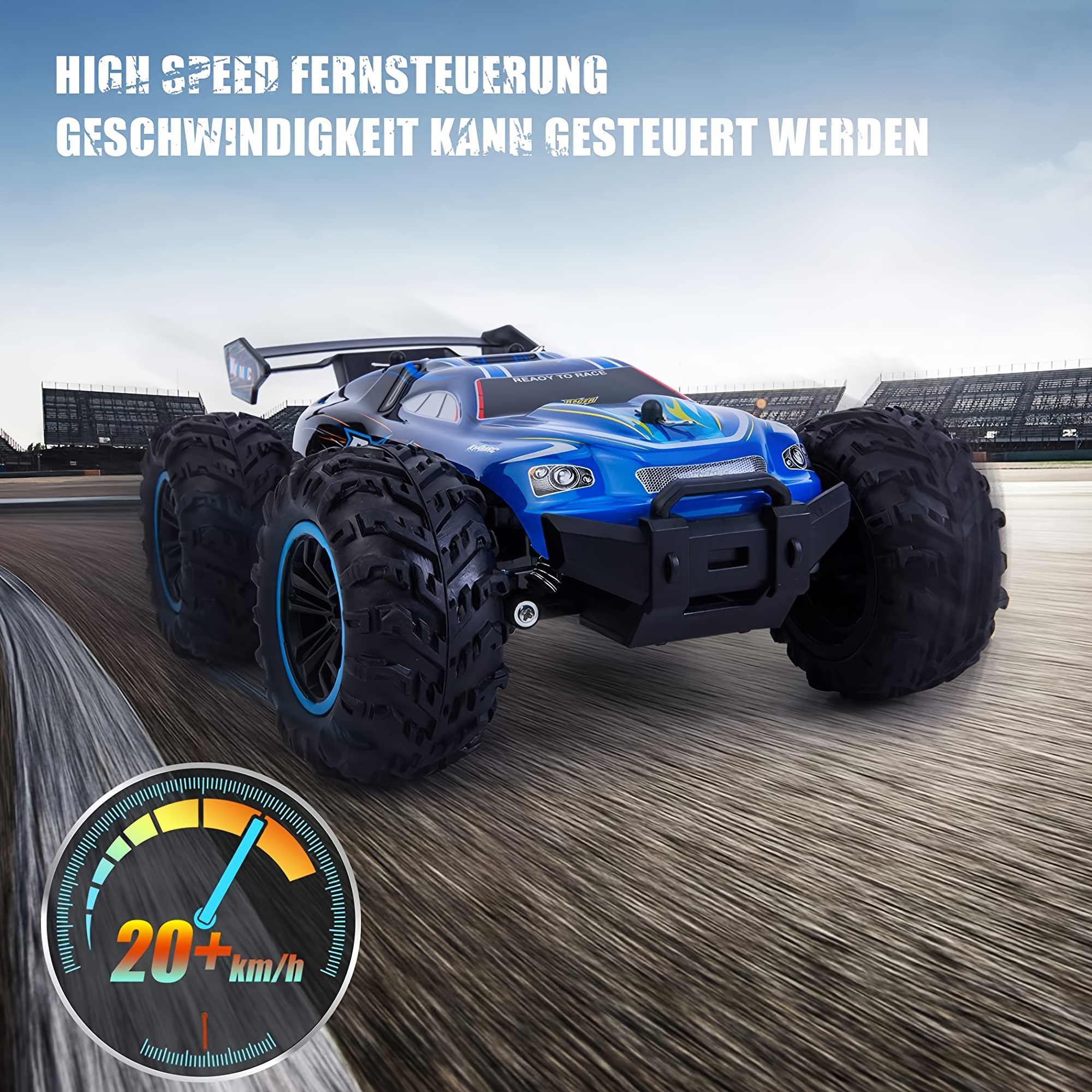 RC Monster Truck Car 4X4 40KM/H+ Pour Adultes, 2.4GHz Super Réponse Rapide Télécommande  Voitures Tout-Terrain Crawler Jouet Véhicules Avec Batterie Rechargeable Et  Outils RC - Temu Belgium