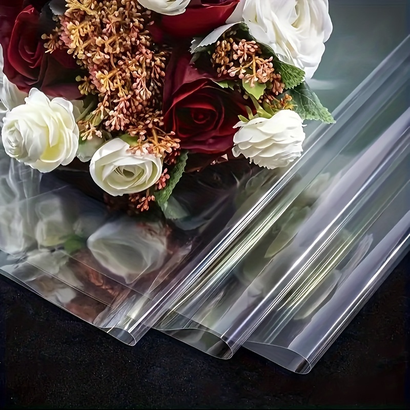 Waterproof Transparent OPP Flower Wrapping Paper with Happy