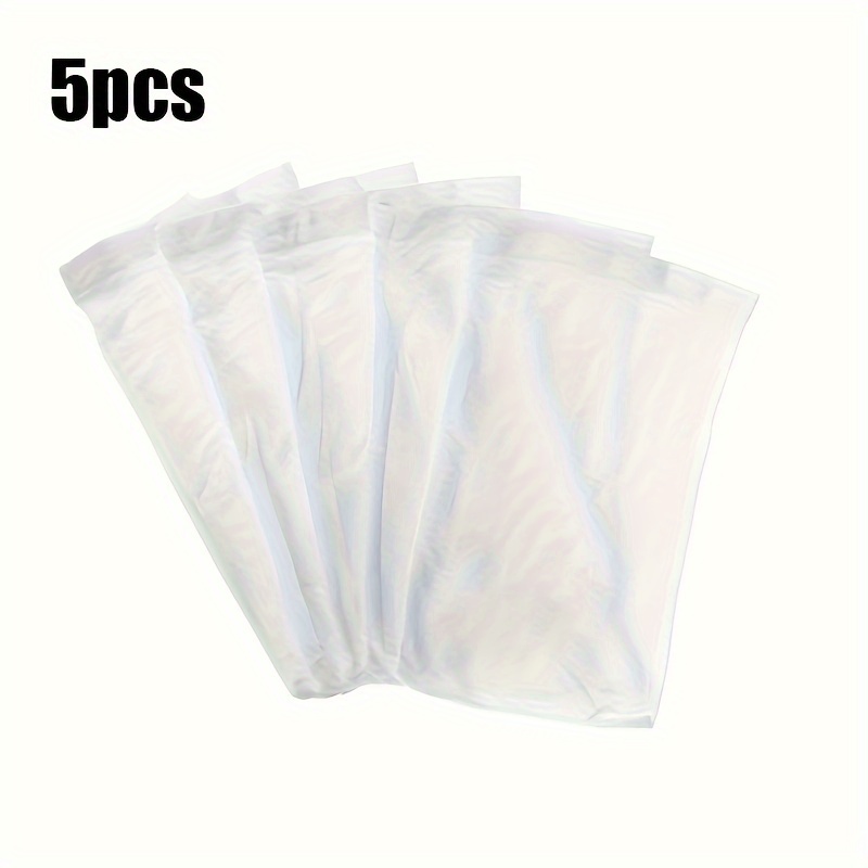 Image of 100pcs Or 50pcs Or 25pcs Or 15pcs Or 5pcs/1pack Pool Skimmer Socks, Protection For Pool Baskets And Skimmers, Ideal For Ground Pools, Filters And Other Small Particles
