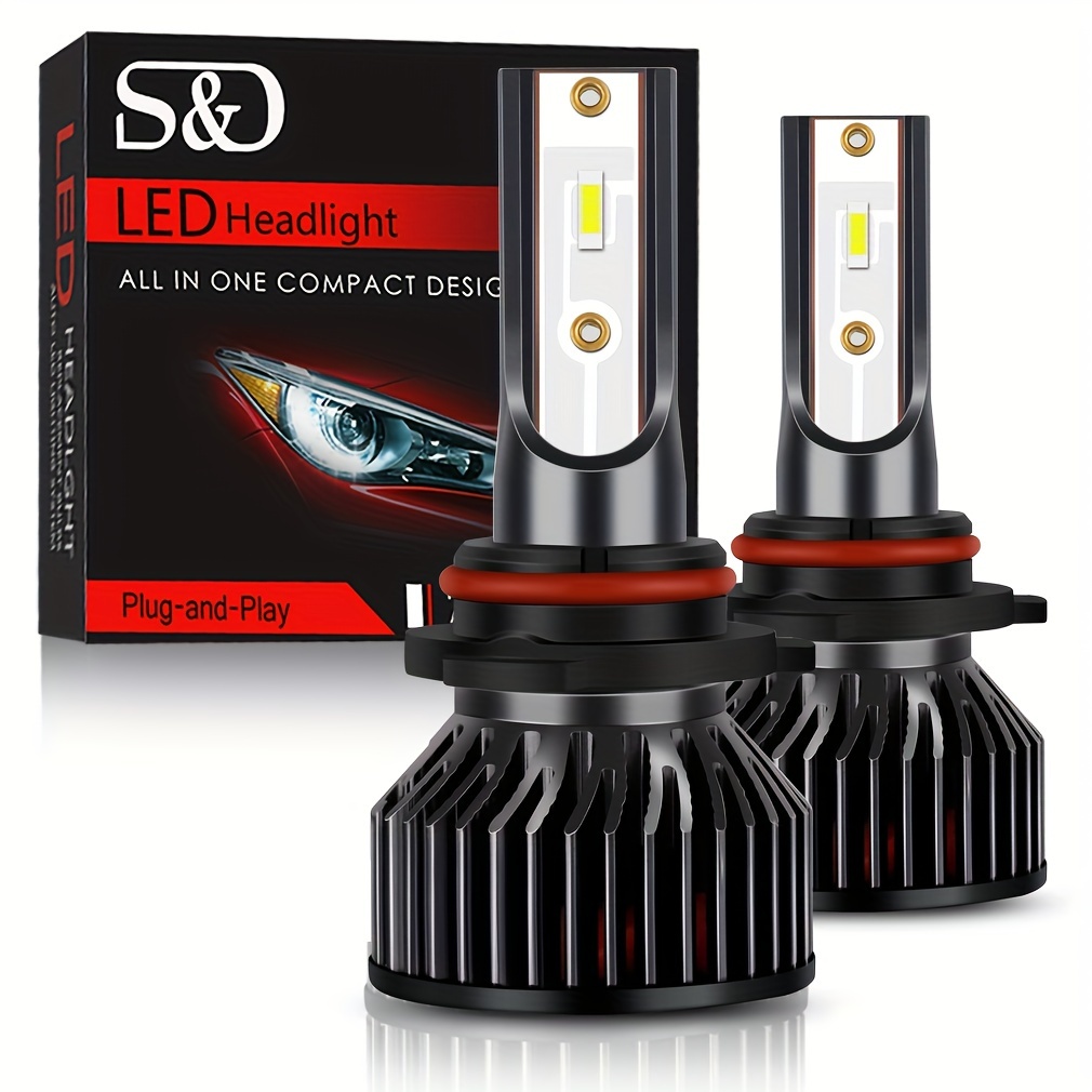 Comprar 2 uds H7 Turbo bombilla LED Mini lámpara de faro de coche