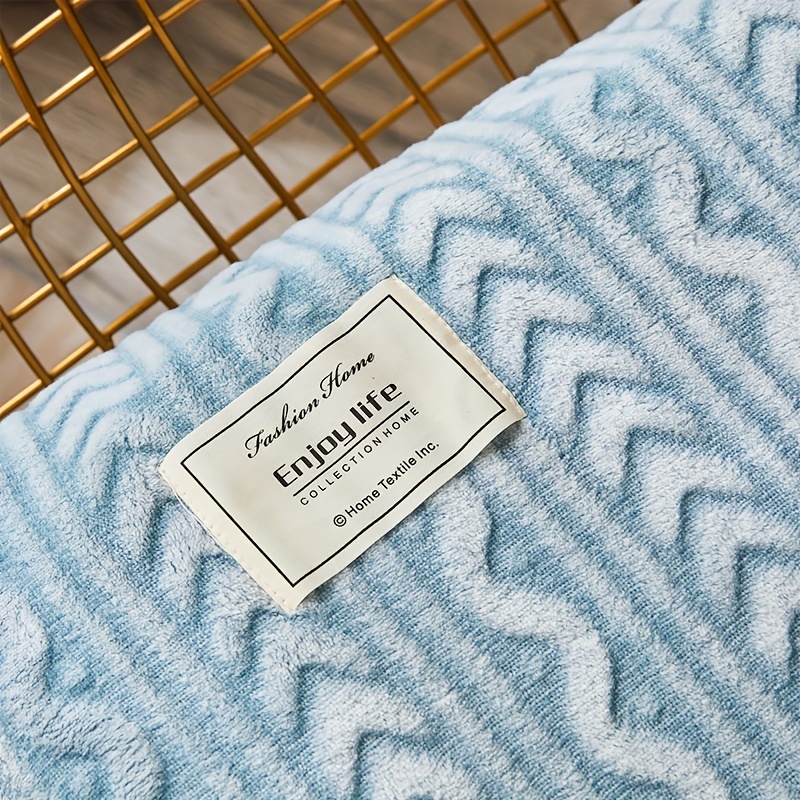 Duck egg blue online fleece throw