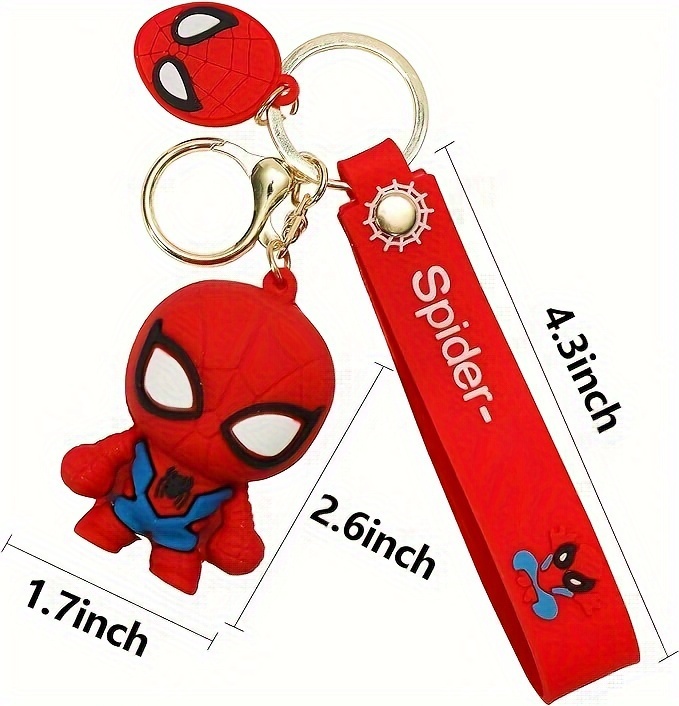 Avengers Bracelet Wristlet Keychain Spiderman Iron - Temu