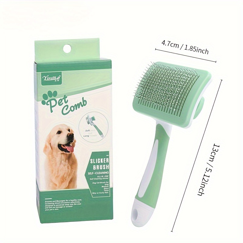 Dog brush 2024 for wiry hair