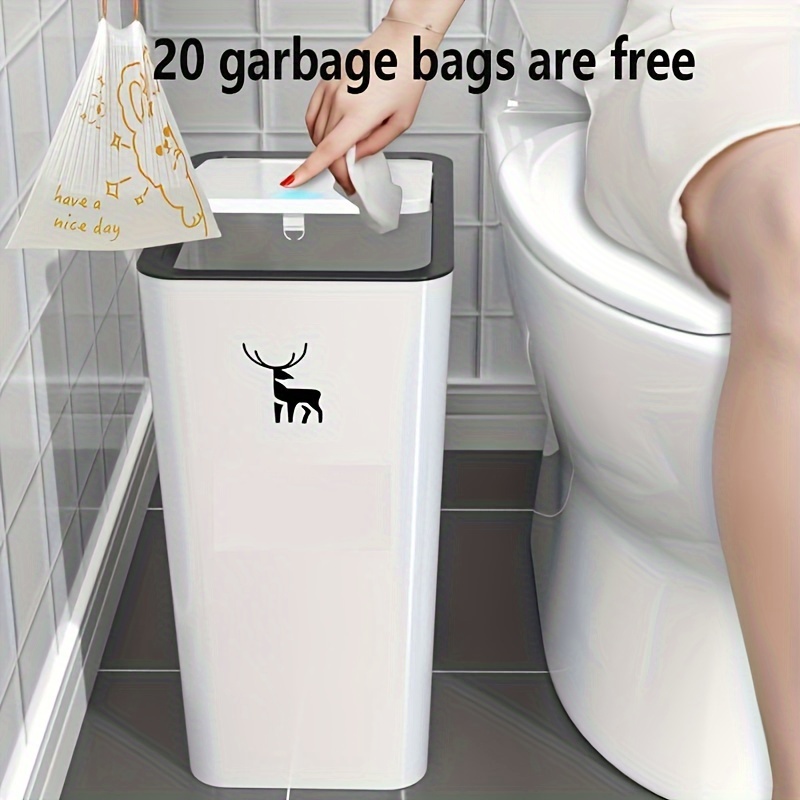 Small Trash Bag, Garbage Bags Bathroom Trash Can Liners For Bedroom Home  Kitchen 75 Counts,household Kitchen Bin Bag - Temu