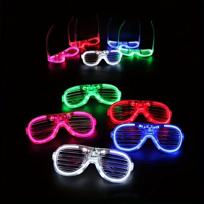 Led Glasses Neon Party Flashing Glasses Luminous Light Glasses Bar