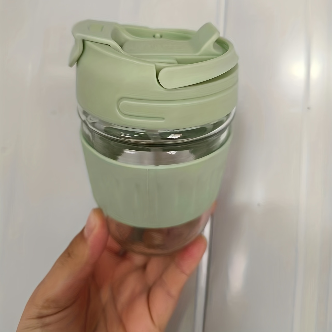 Glass Cup, Toughened Glass Reusable Cup