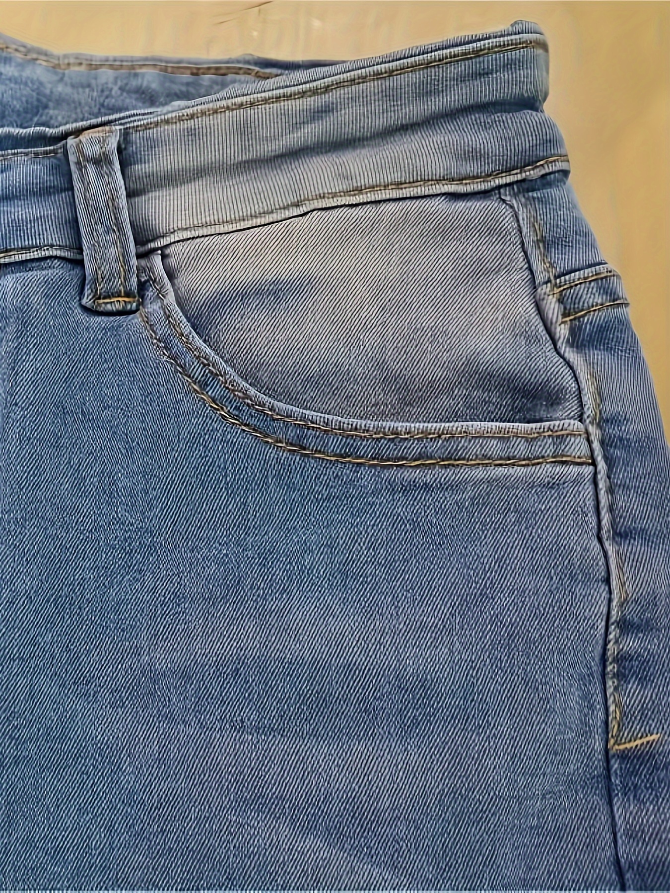 Jeans Acampanados Cintura Alta Pantalones Mezclilla - Temu Chile