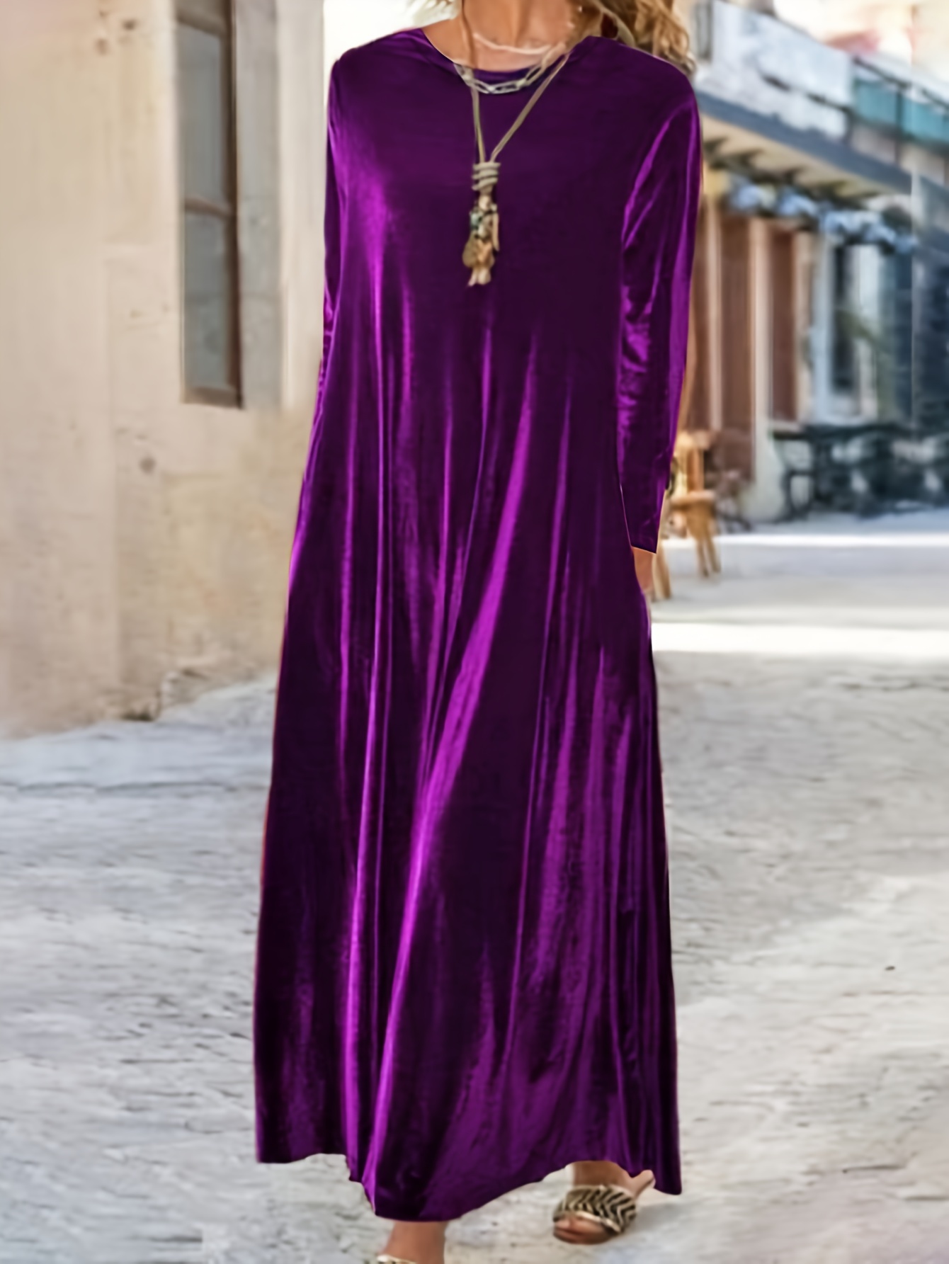 Plus size velvet 2025 maxi dress