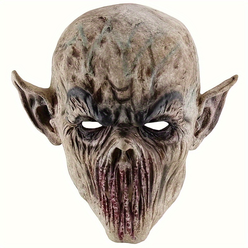 Latex Vivid Horror Clown Mask, Ugly Man Full Face Mask Dress Up  Accessories, Halloween Cosplay Costume Props Party Decors Photography Props