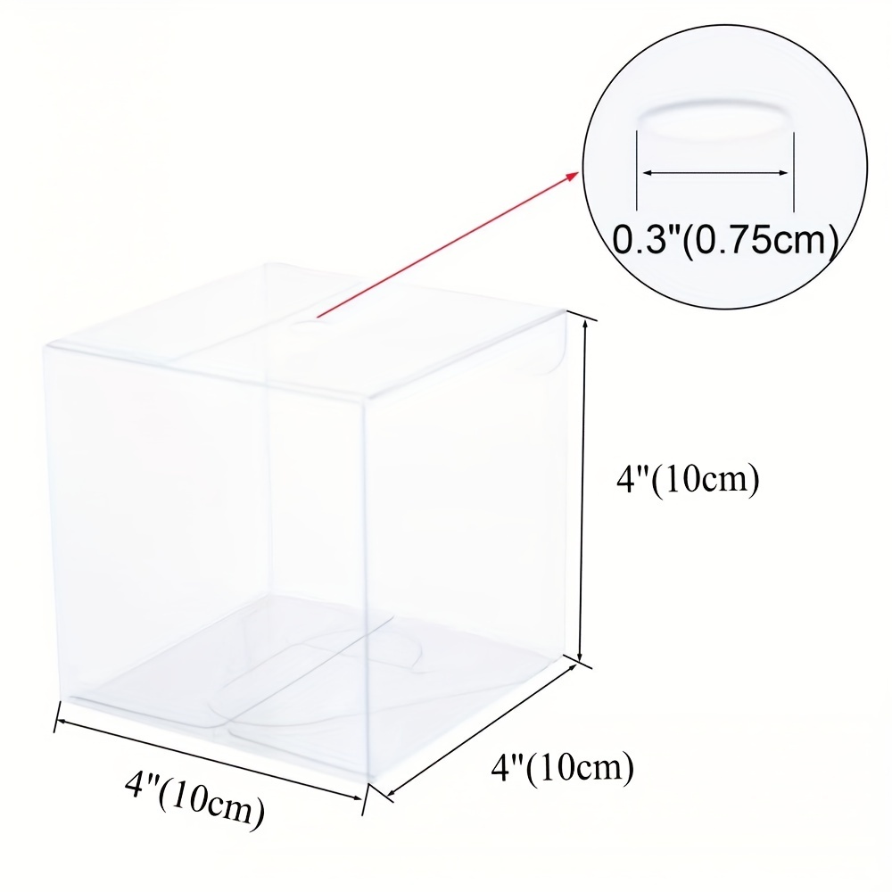 Small Clear Acrylic Candy Favor Boxes