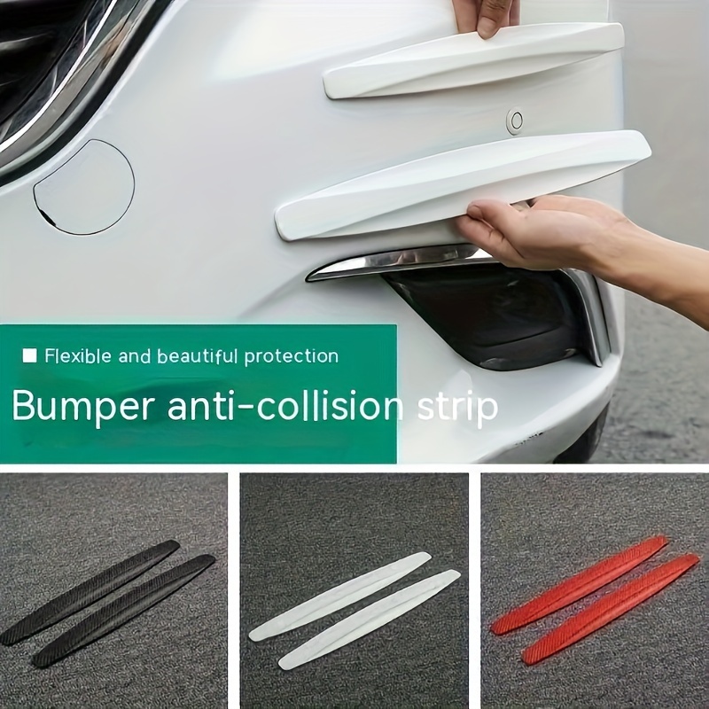 Auto Türschwelle Schutz Ecke Aufkleber Carbon Faser Gummi DIY Stoßstange  Leiste