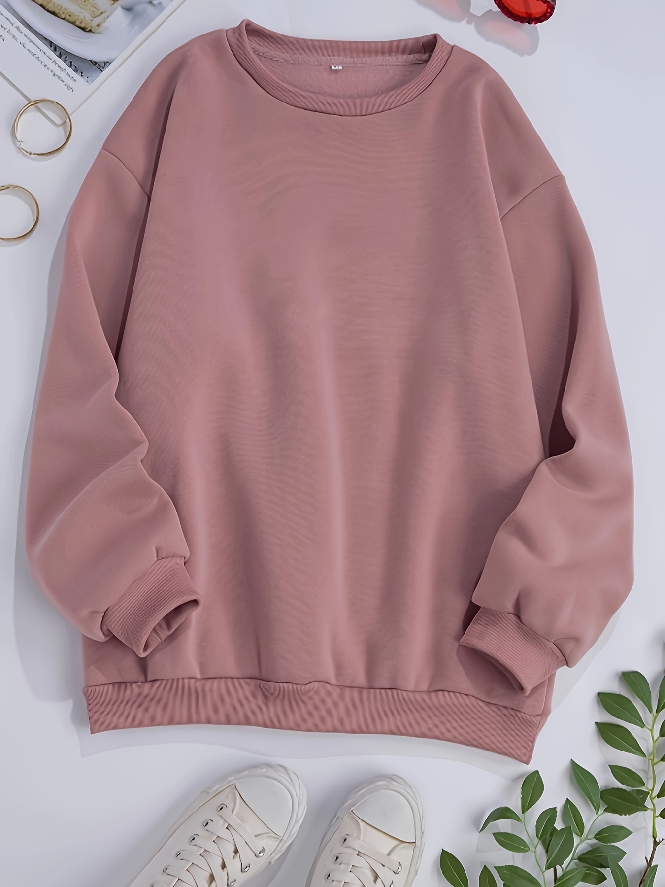 Womens pale best sale pink sweatshirt