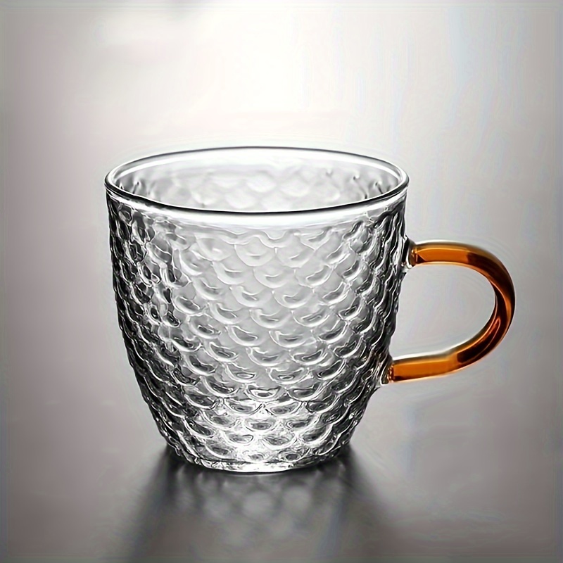 Hammered Pattern Glass Pitcher And Glass Cups High - Temu