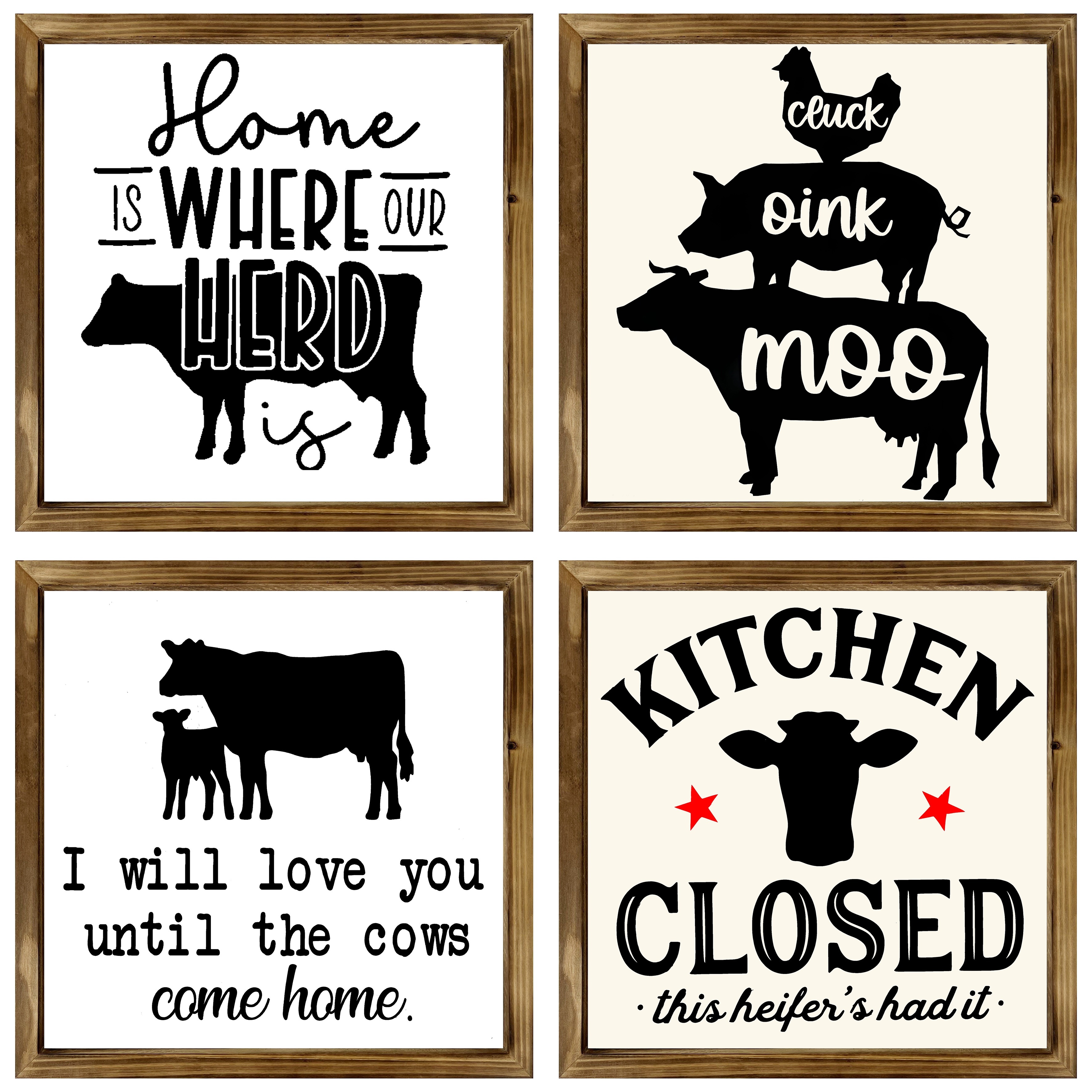 Quote Signs Farmhouse Rustic Funny Sweet Family Decorative - Temu