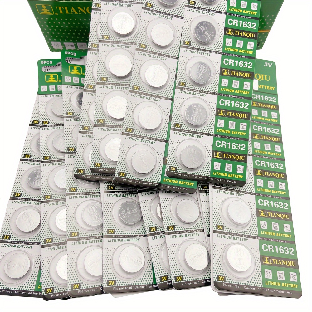 SET of 10 CR1632 3 Volt Lithium Coin Battety Cell
