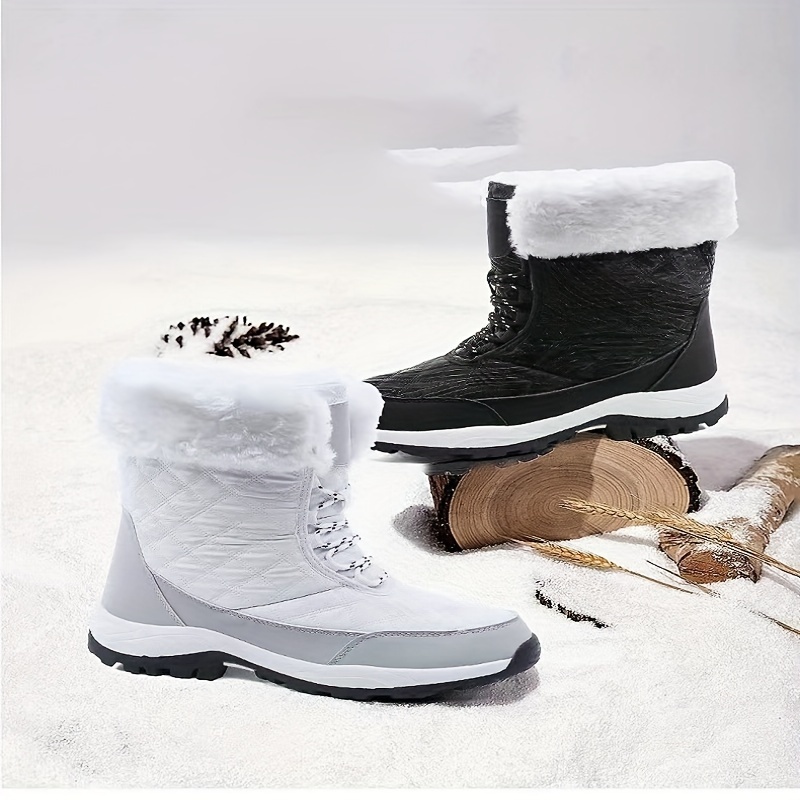 Women's Snow Boots Warm High Top Hiking Boots