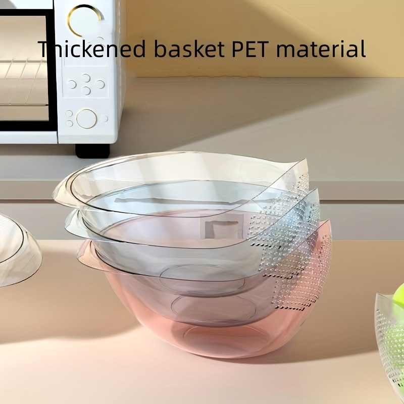 Kitchen Rice Washing Basket With Thickening Strainer And Creative