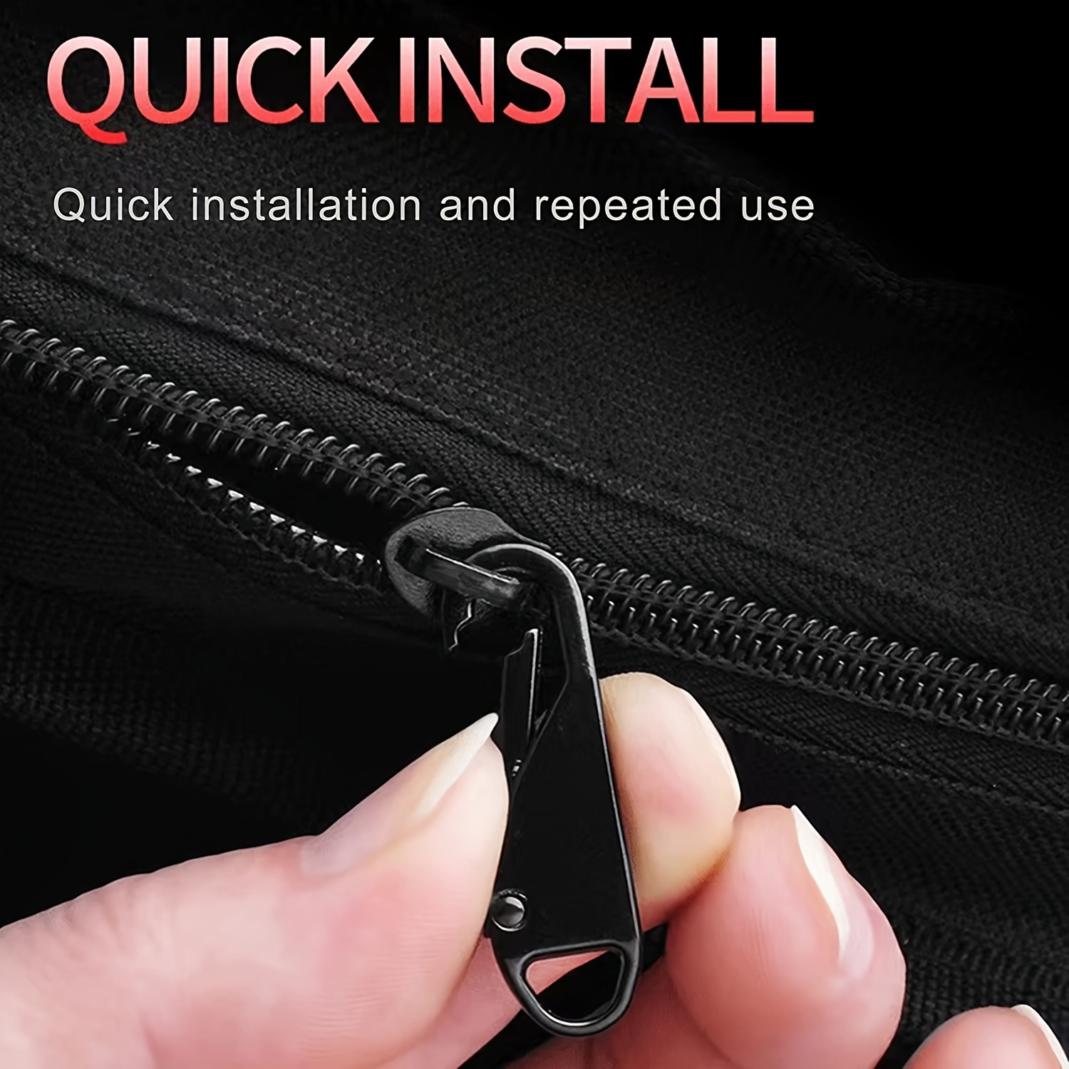 5Pcs Zipper Fixer Repair Pull Tab Instant Bag Zipper Pull Replace